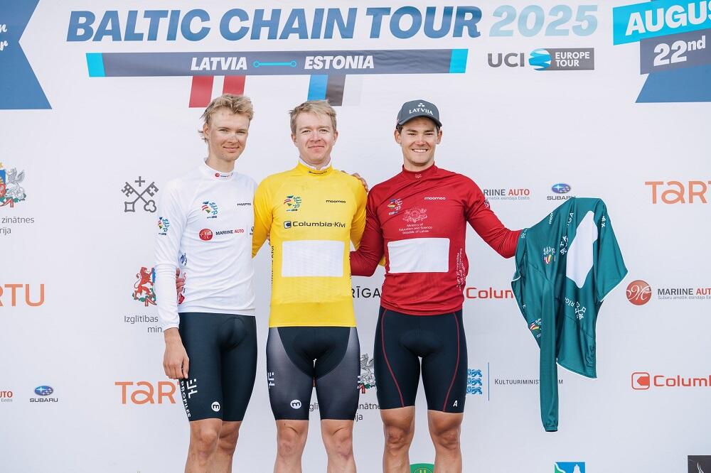 I vincitori delle maglie del Baltic Chain Tour