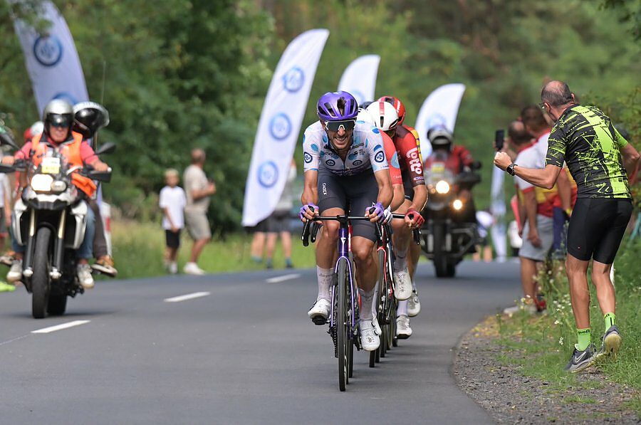 La fuga con Dries De Bondt, Enzo Palen e Taco van der Hoorn nella terza tappa del Tour de Pologne ©Tour de Pologne