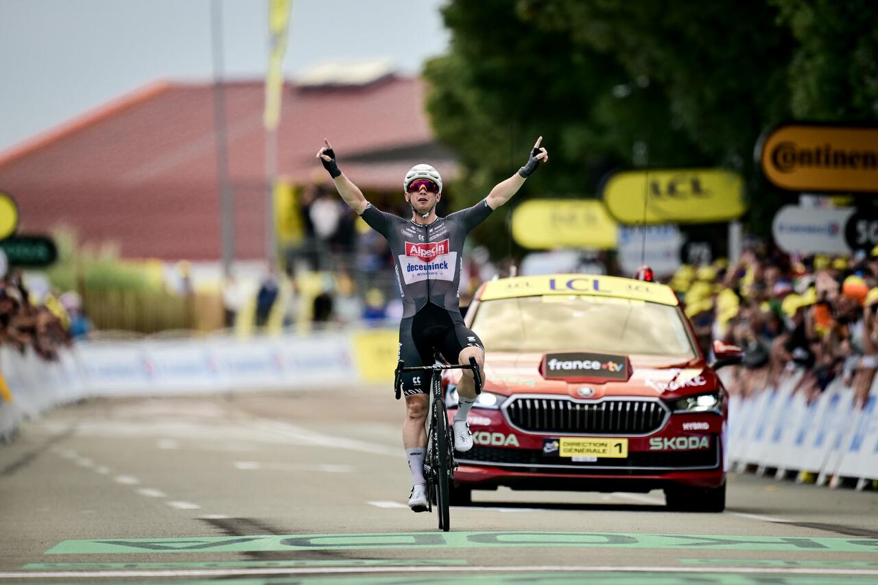 Kaden Groves vince la 20esima tappa del Tour de France 2025 a Pontarlier ©Le Tour via X