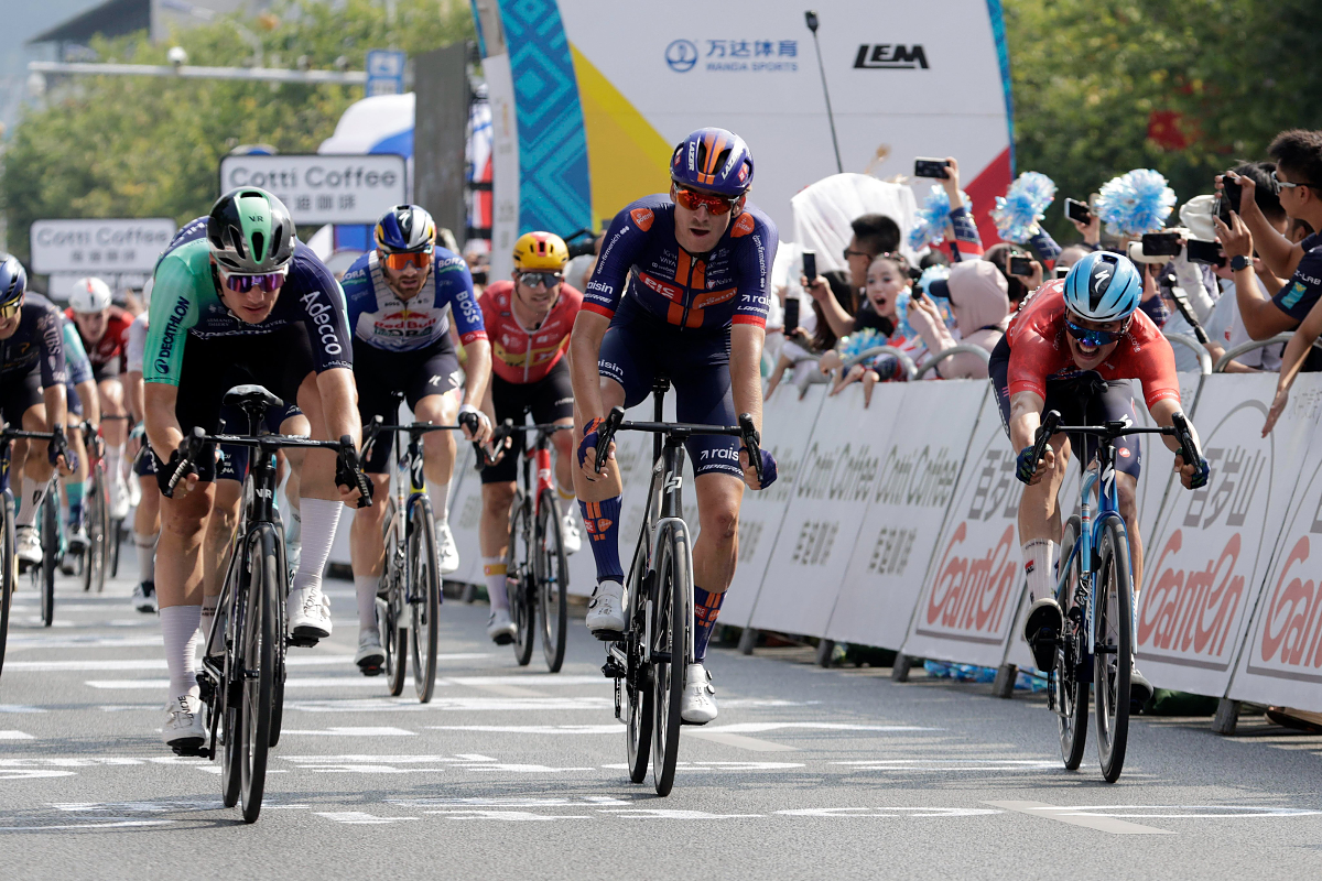 La vittoria di Frits Biesterbos al Tour of Guangxi ©Team Picnic PostNL