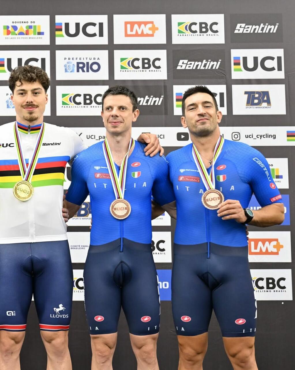 Argento per il tandem azzurro Agostini-Meroni nello sprint ai mondiali su pista di paraciclismo di Rio 2025 ©SWpix.com