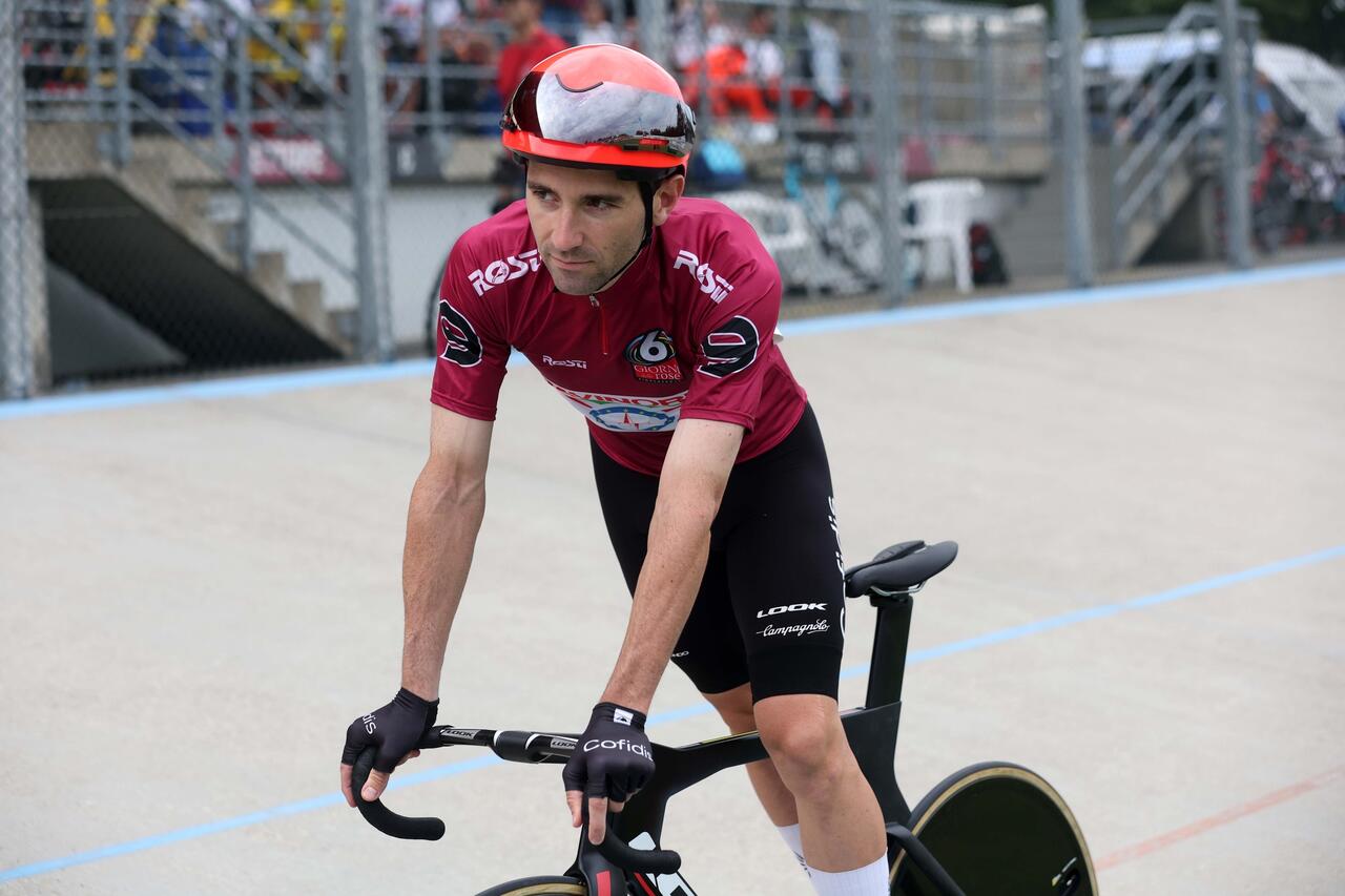 Benjamin Thomas alla Sei Giorni delle Rose di Fiorenzuola ©Claudio Cavalli