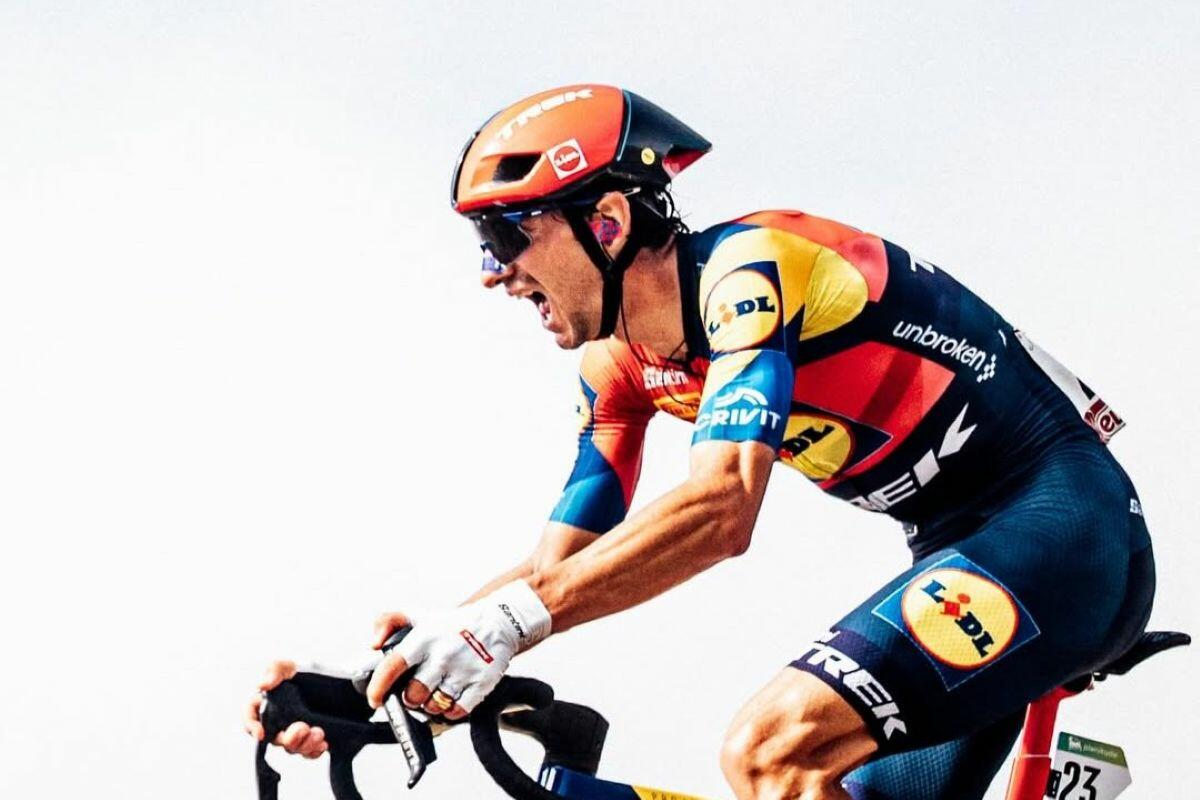 Giulio Ciccone durante la tredicesima tappa della Vuelta a España 2025 ©Zac Williams