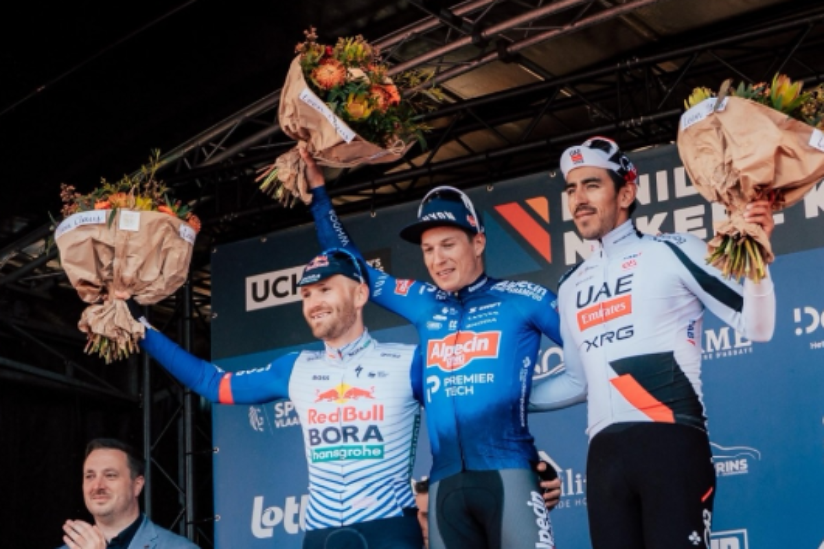 Philipsen, Meeus e Molano sul podio ©Danilith Nokere Koerse