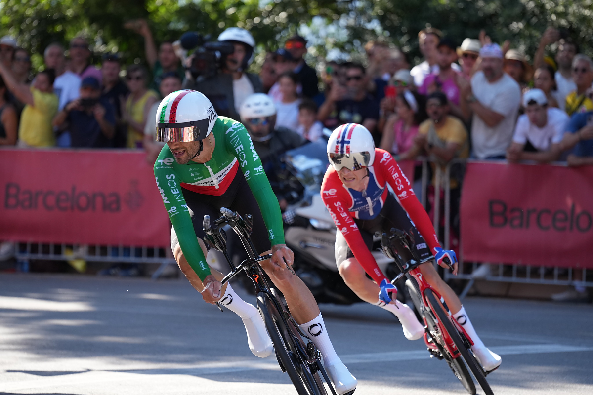 Filippo Ganna e Tobias Foss ©Tour de France