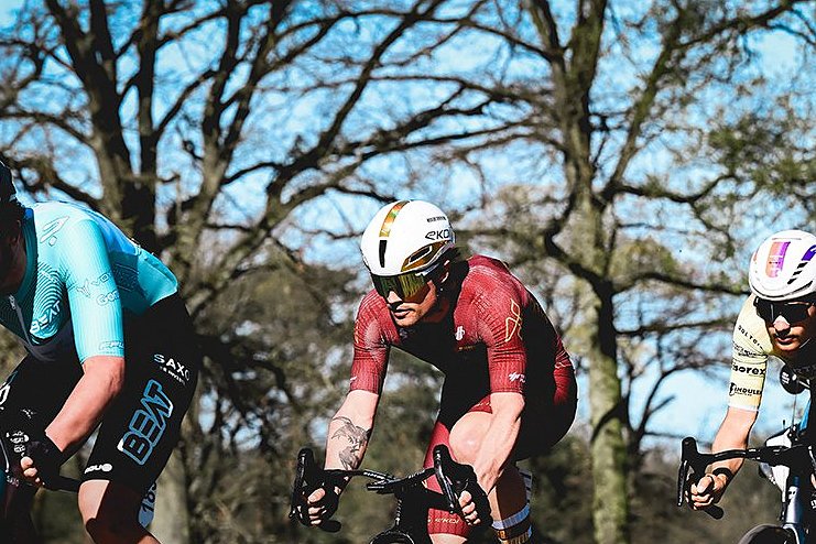 Bram Dissel, Robin Carpenter e Jonah Killy ©Scheldeprijs