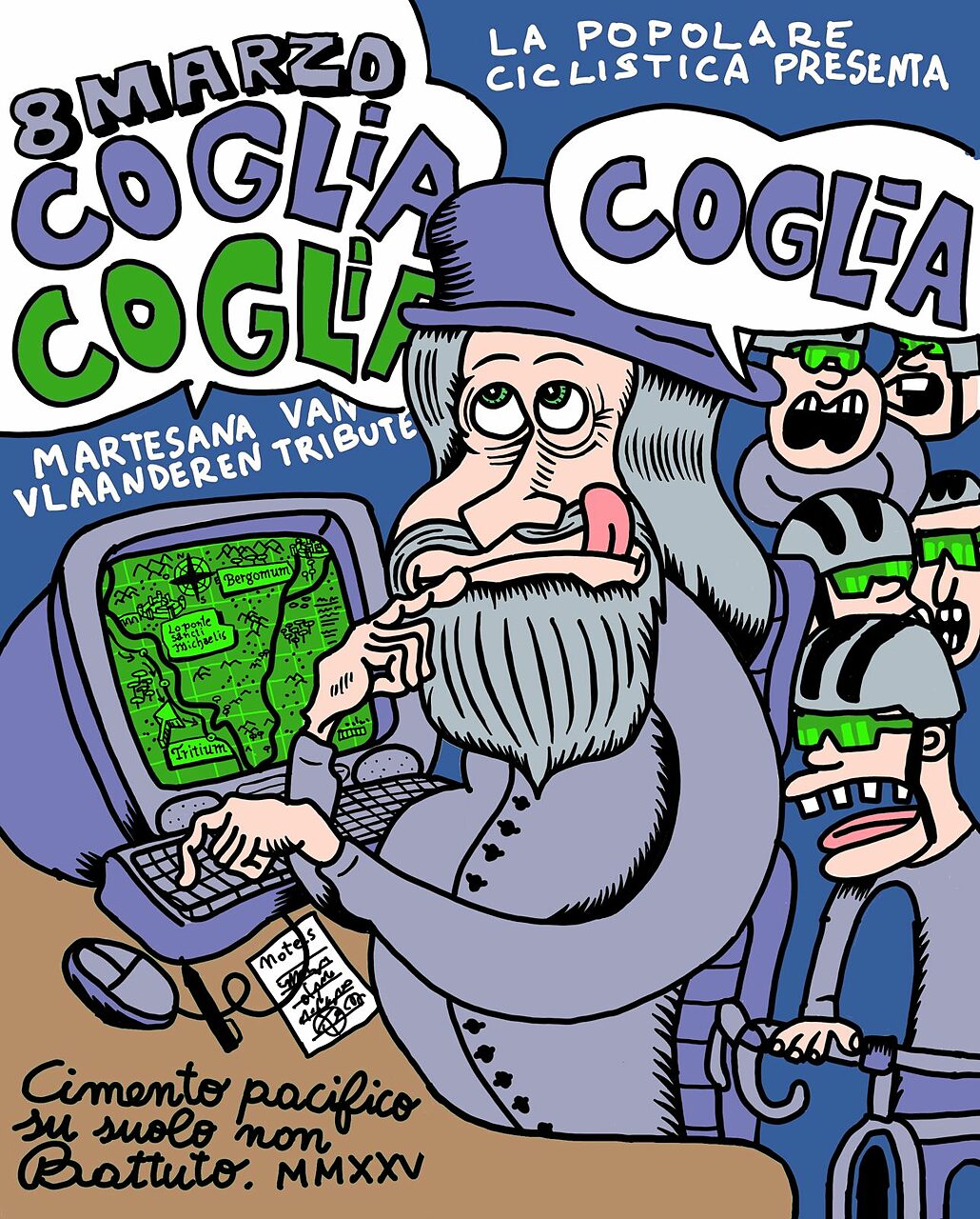 La Locandina di Coglia Coglia Coglia 2026 © La Popolare Ciclistica