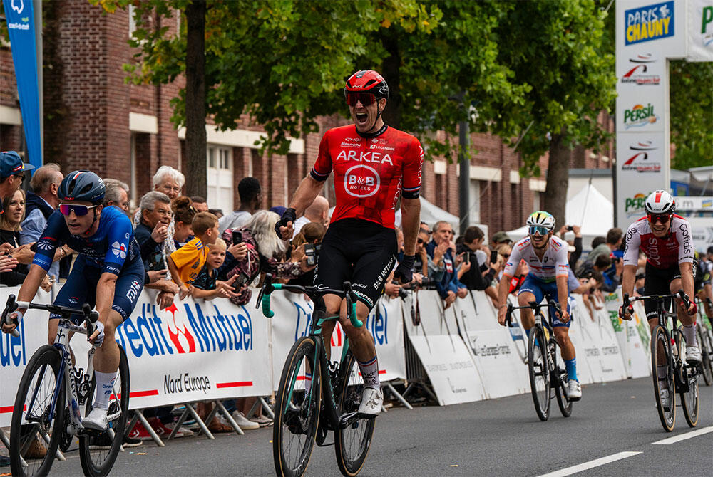 Arnaud Démare vince la Paris-Chauny 2024 © Arkéa-B&B Hotels - LNC/M.Vaning