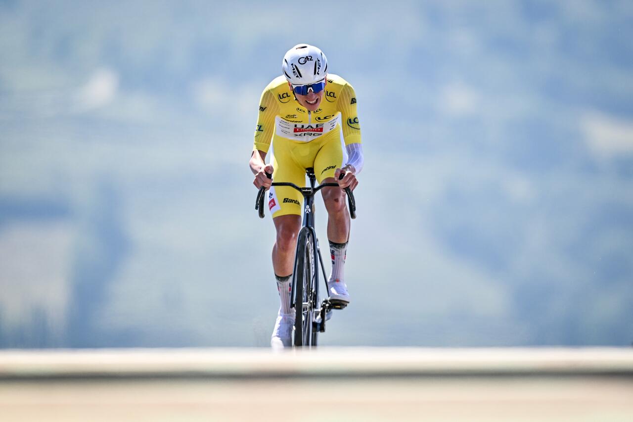 Tadej Pogacar prosegue la sua serie vincente a Peyragudes © Profilo X Le Tour de France