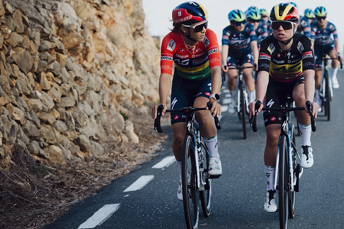 Kim Le Court e Justine Ghekiere ©AG Insurance-Soudal Pro Cycling