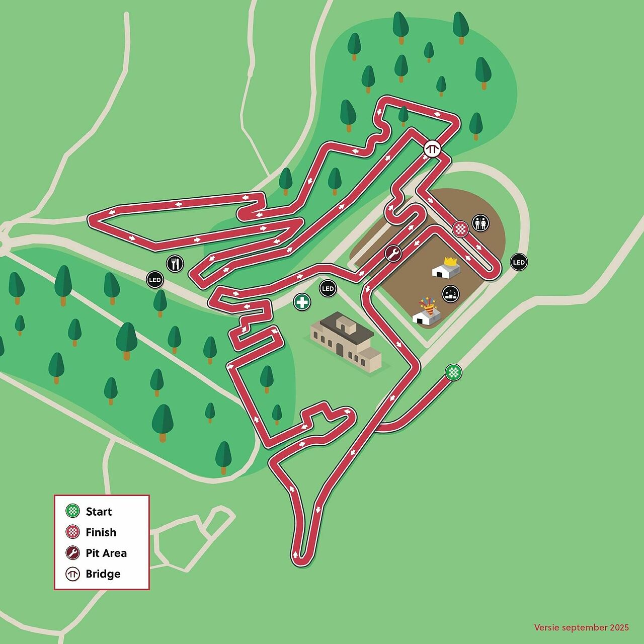 Il percorso dell'appuntamento di Coppa del Mondo di ciclocross a Namur © UCI Cyclocross