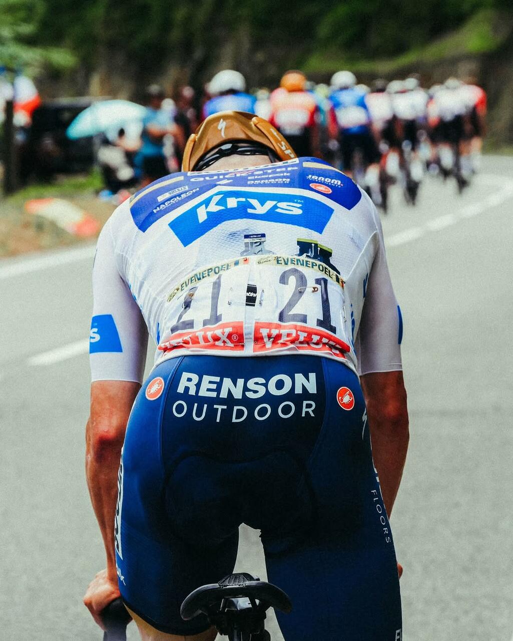 Evenepoel nel giorno del ritiro dal Tour de France 2025 ©Remco Evenepoel via IG