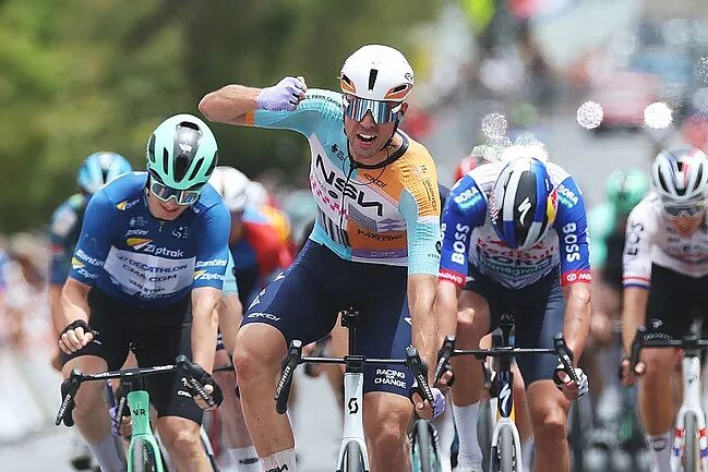 Ethan Vernon ha vinto la quarta tappa del Tour Down Under 2026 (Getty Images)