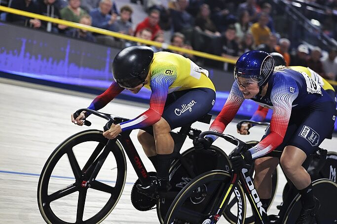 Martha Bayona Pineda durante la Track Champions League 2024 ©UCI Track Champions League