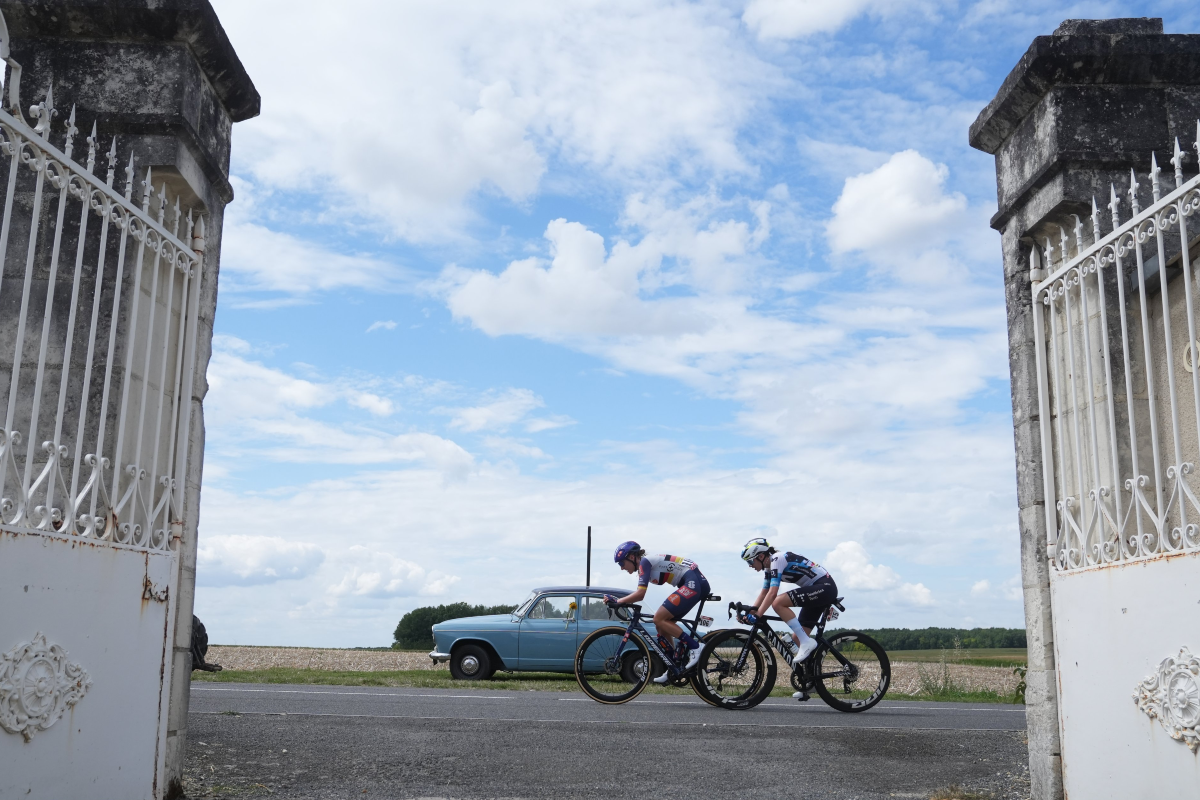 Franziska Koch e Tota Magalhães in fuga ©Tour de France Femmes avec Zwift