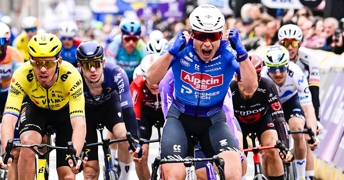 Jasper Philipsen festeggia il suo 60° successo in massima serie alla In Flanders Fields © Pagina Facebook In Flanders Fields