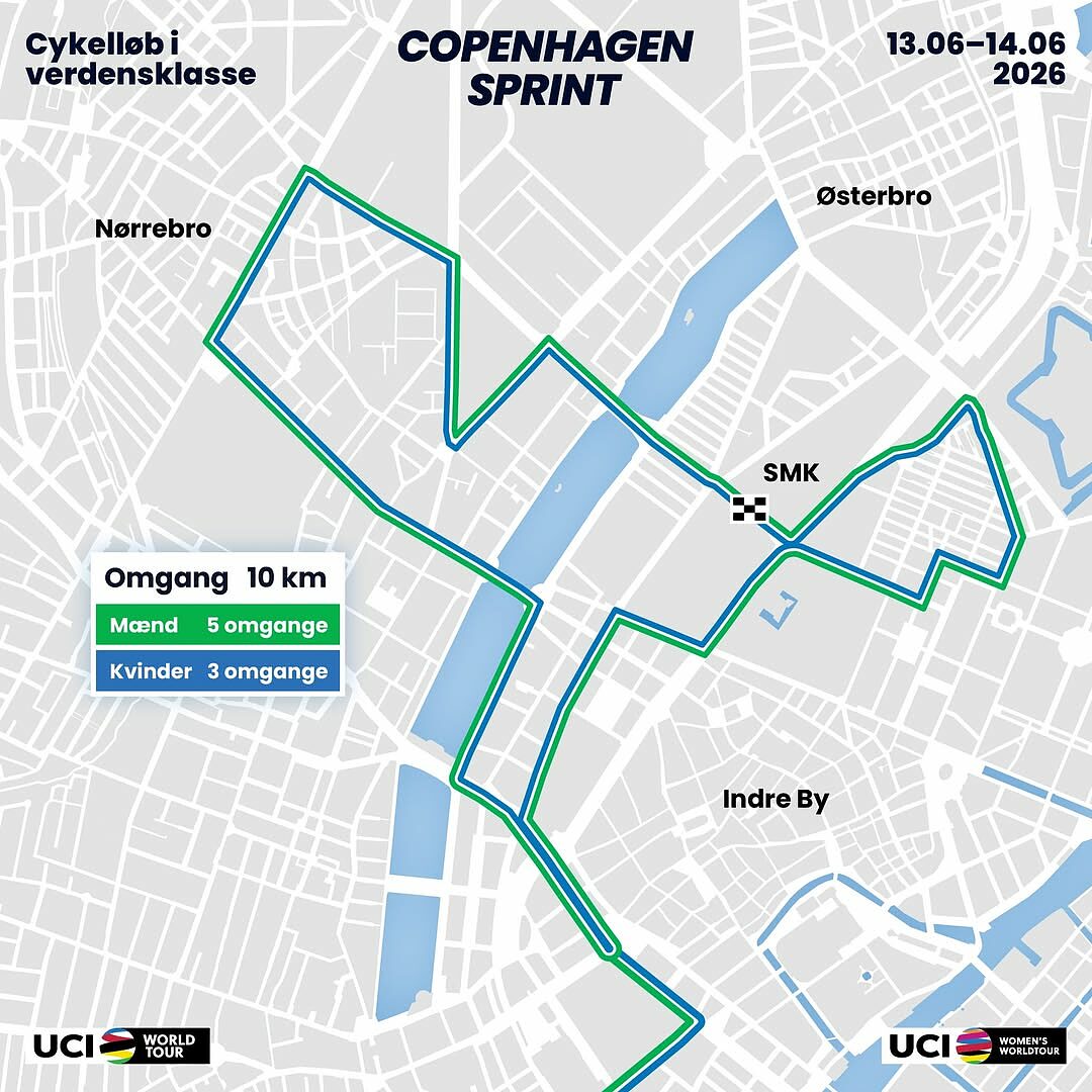 Il circuito finale della Copenaghen Sprint 2026