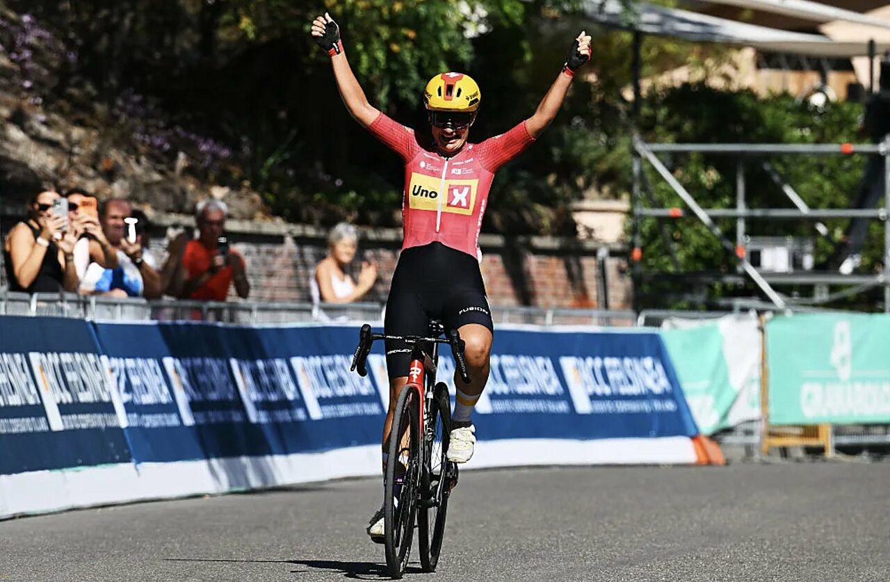 Alessia Vigilia vince il Giro dell'Emilia Donne 2026 © Getty Images via X