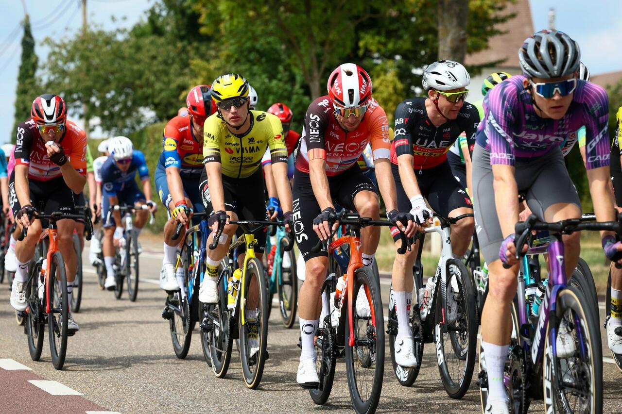 Olav Kooij durante la quarta tappa del Renewi Tour 2025 ©Visma-Lease a Bike