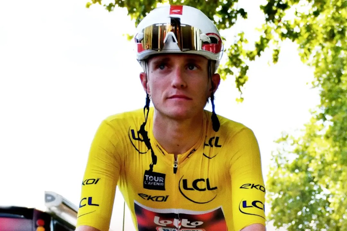 Niels Driesen, in maglia gialla fino a oggi ©Lotto-Groupe Wanty