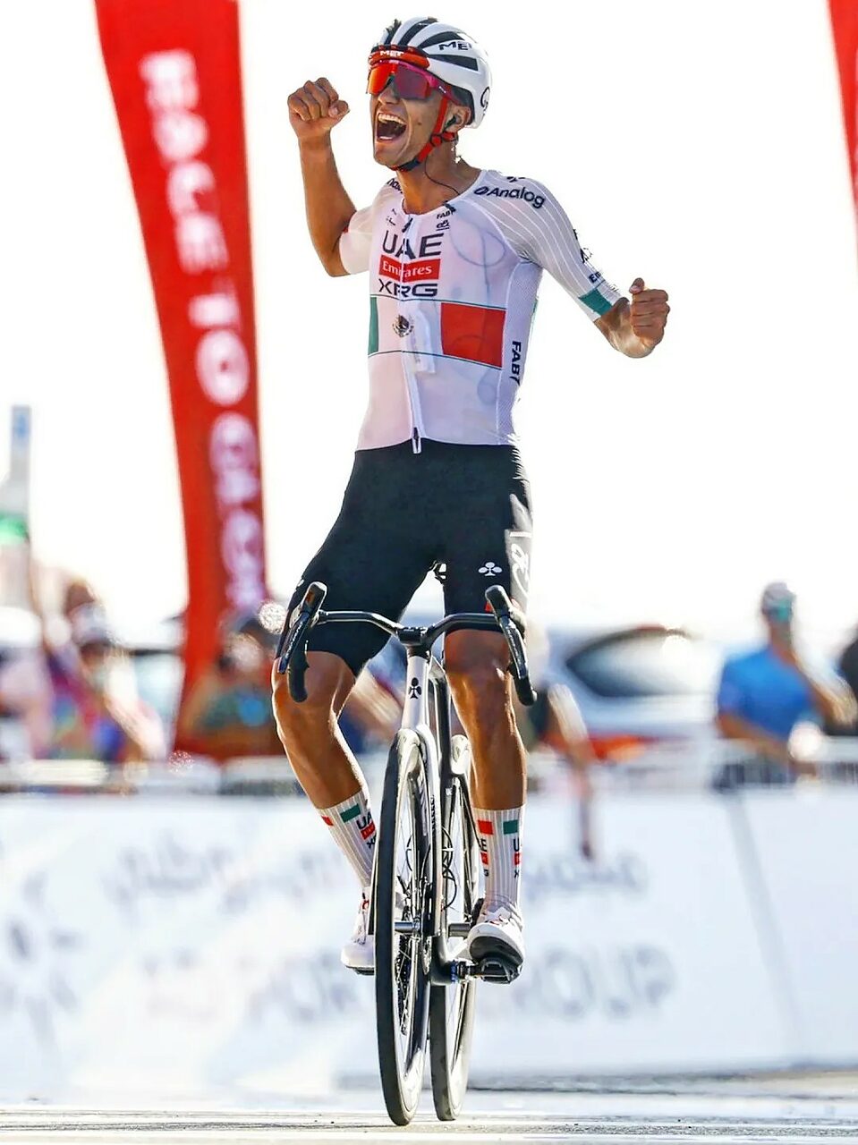 Isaac Del Toro vince la sesta tappa dell'UAE Tour 2026 © Ivan Benedetto / Sprint Cycling