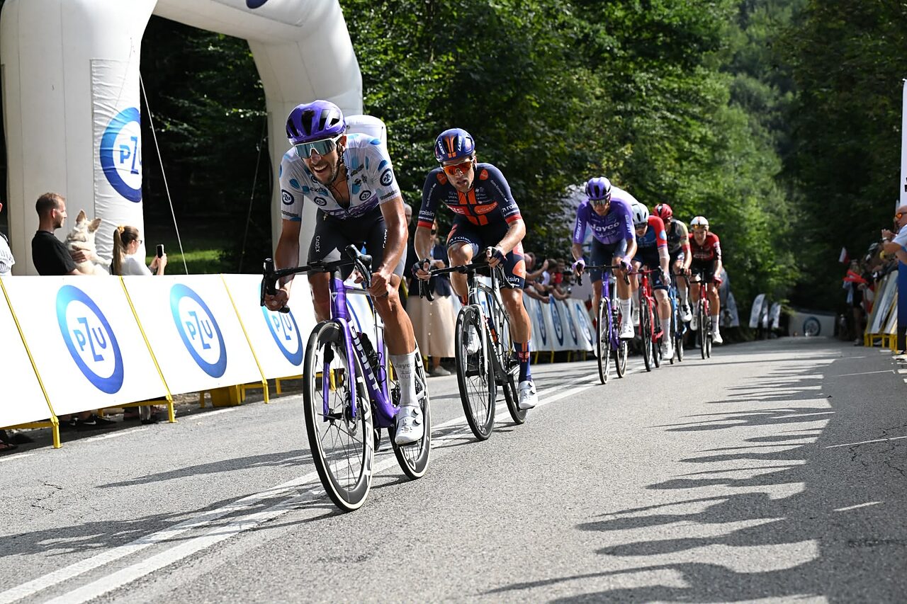 Dries De Bondt, Tim Naberman e Patrick Gamper ©Tour de Pologne via X