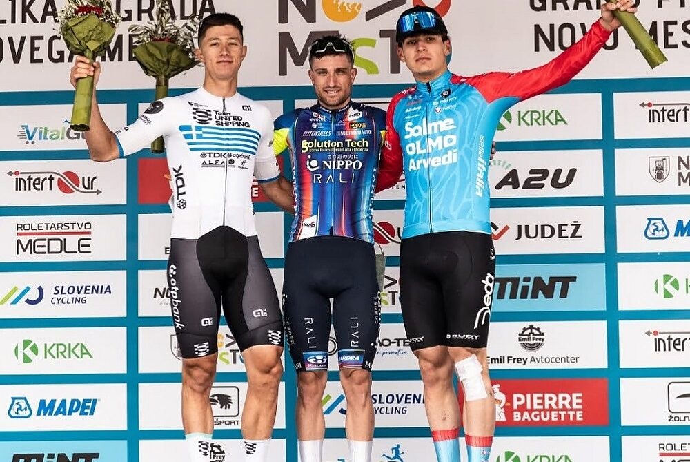 Il podio del Velika Nagrada Novega Mesta