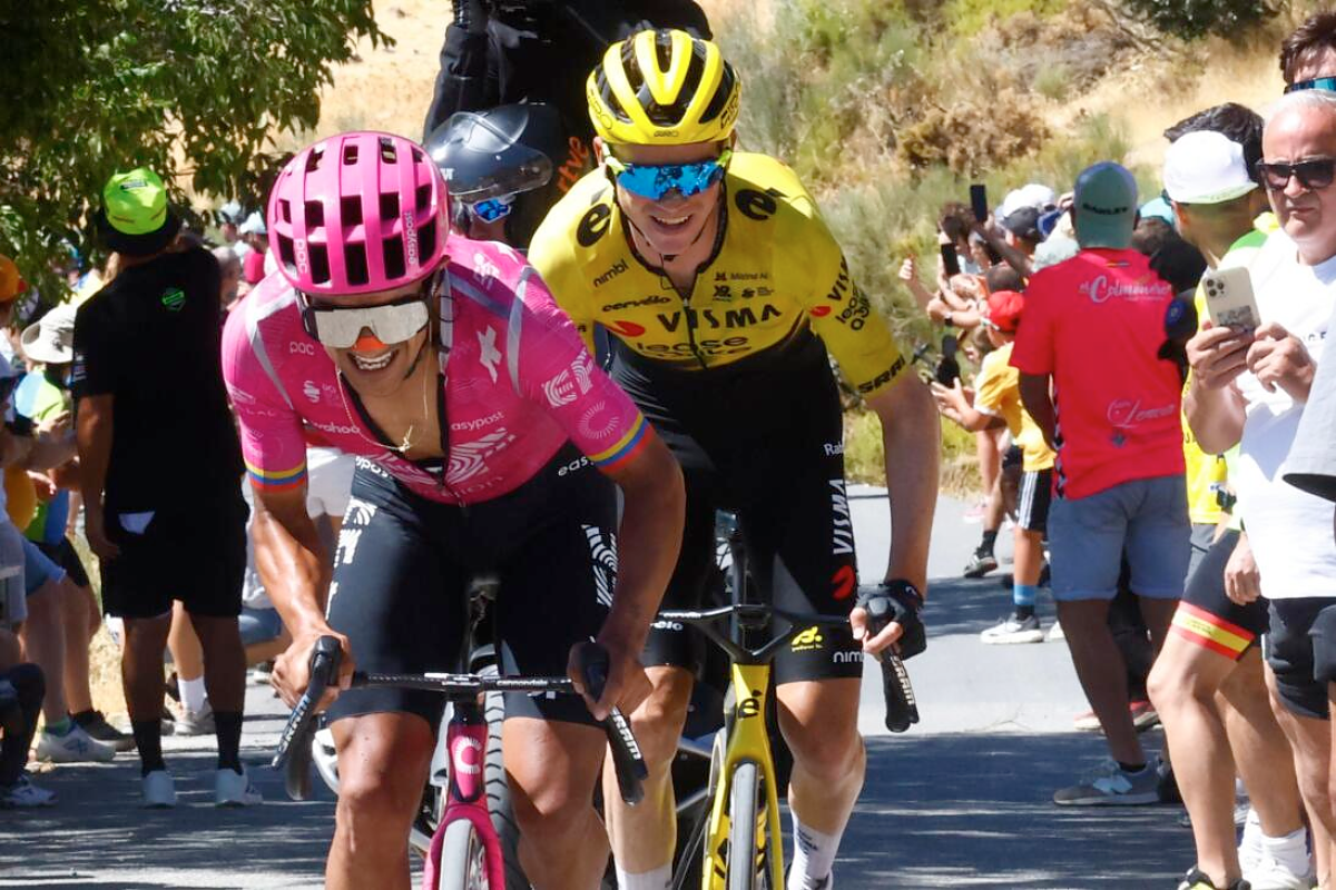 Richard Carapaz e Sepp Kuss ©Team Visma Lease a Bike