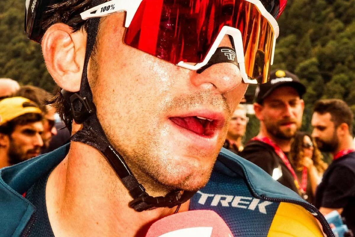 Giulio Ciccone dopo la nona tappa della Vuelta ©hardyccphotos/Getty Images