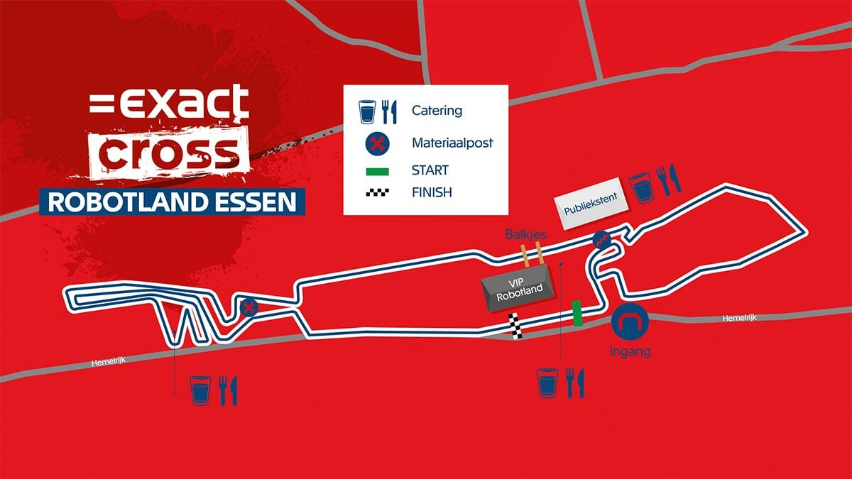 Il tracciato della tappa di Essen dell'Exact Cross 2025 © Exact Cross