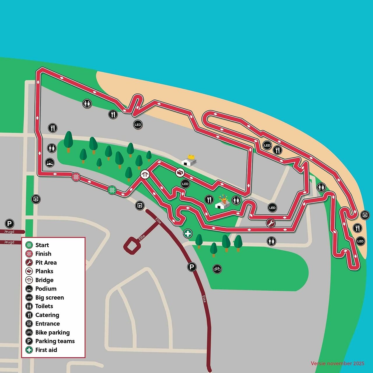 Il percorso dell'appuntamento di Coppa del Mondo di ciclocross ad Anversa © UCI Cyclocross