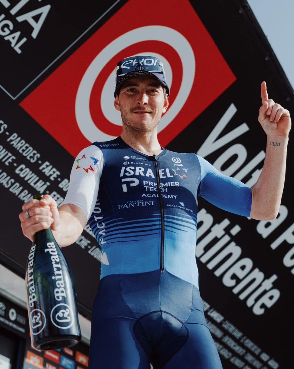 Brady Gilmore ha conquistato oggi la sua settima vittoria stagionale, aggiudicandosi la quinta tappa della Volta a Portugal ©Free Palestine–Premier Tech