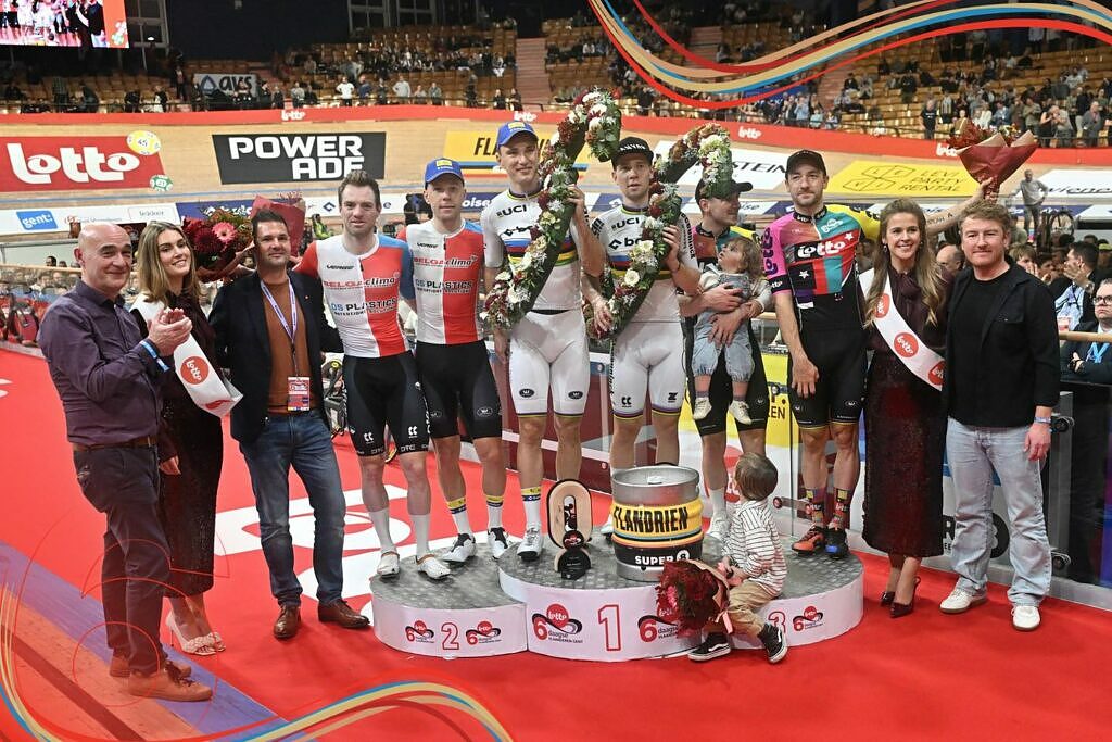 Van den Bossche e De Vylder conquistano la Sei Giorni di Gand 2025 ©Lotto Zesdaagse