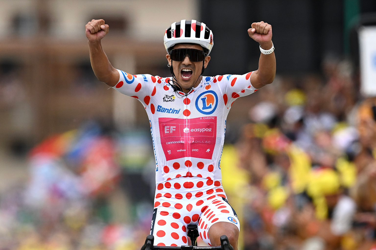 Richard Carapaz vince la sua seconda tappa ©Tour de France