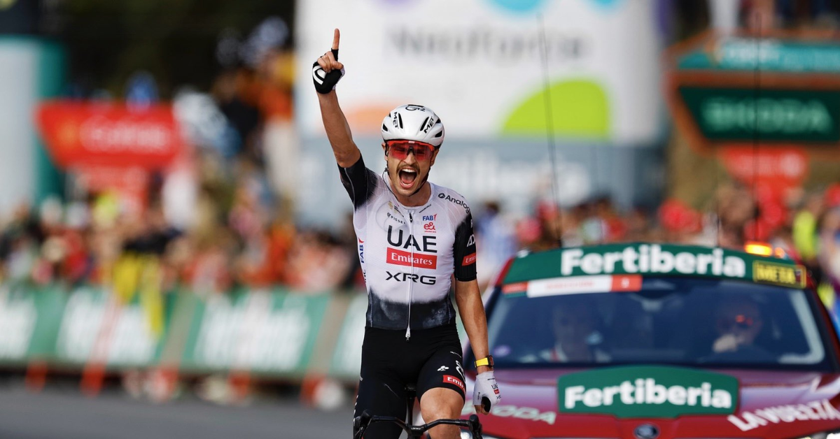 Jay Vine ha conquistato a Pal il suo 3° successo in carriera alla Vuelta di Spagna © Profilo X La Vuelta