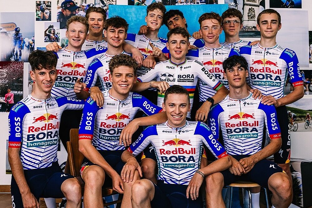 Gli uomini della Red Bull-BORA-Hansgrohe Rookies