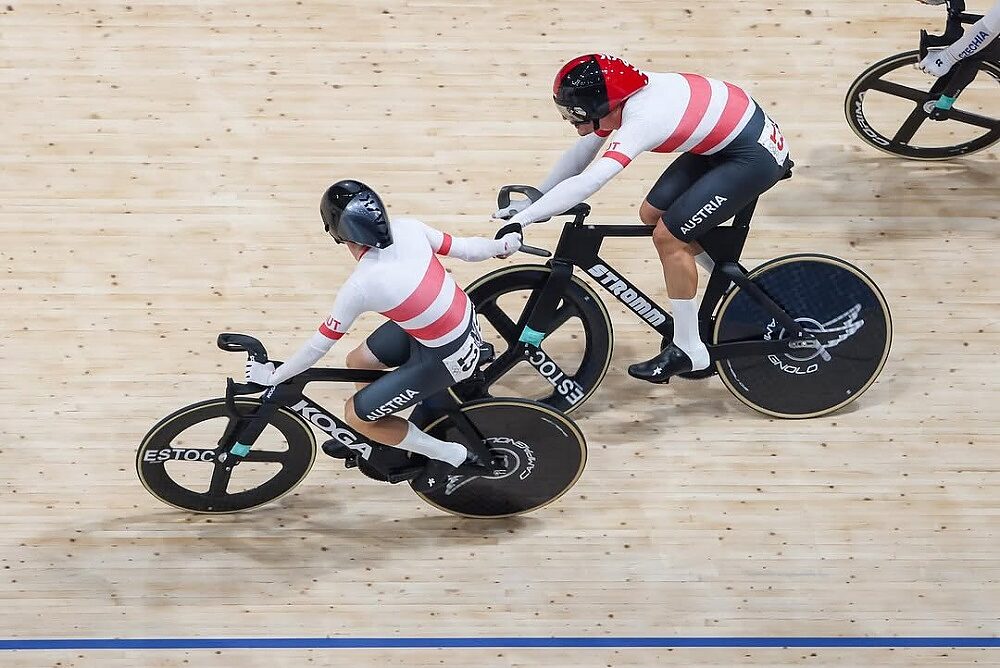 Già partner della madison su pista, Raphael Kokas e Maximilian Schmidbauer sono da quest'anno compagni di squadra alla Schwingshandl Intralogistics