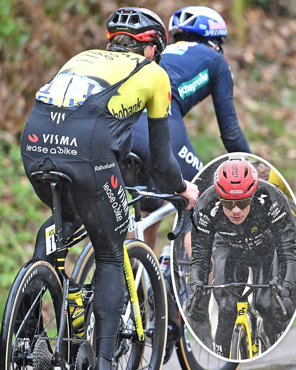 Jonas Vingegaard durante la quarta tappa della Parigi-Nizza 2026 ©Getty Images/Velon