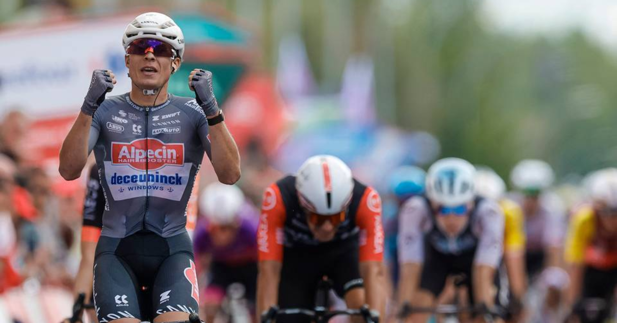 Jasper Philipsen domina lo sprint di Guijuelo: è il suo 3° successo alla Vuelta 2025 © ASO/La Vuelta