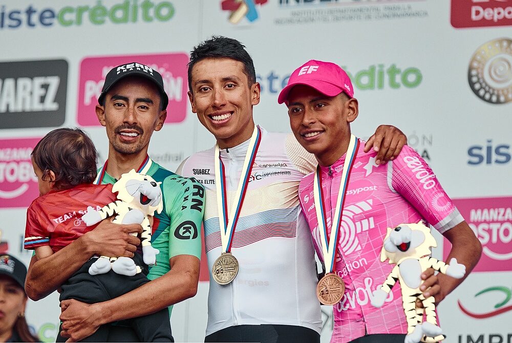 Il podio del Campionato Colombiano