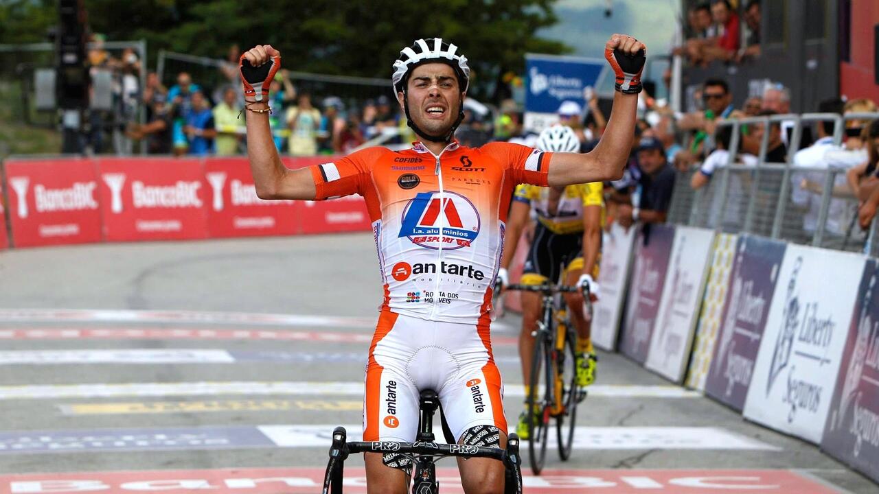Edgar Pinto vince a Nossa Senhora da Graça © Vuelta Portugal