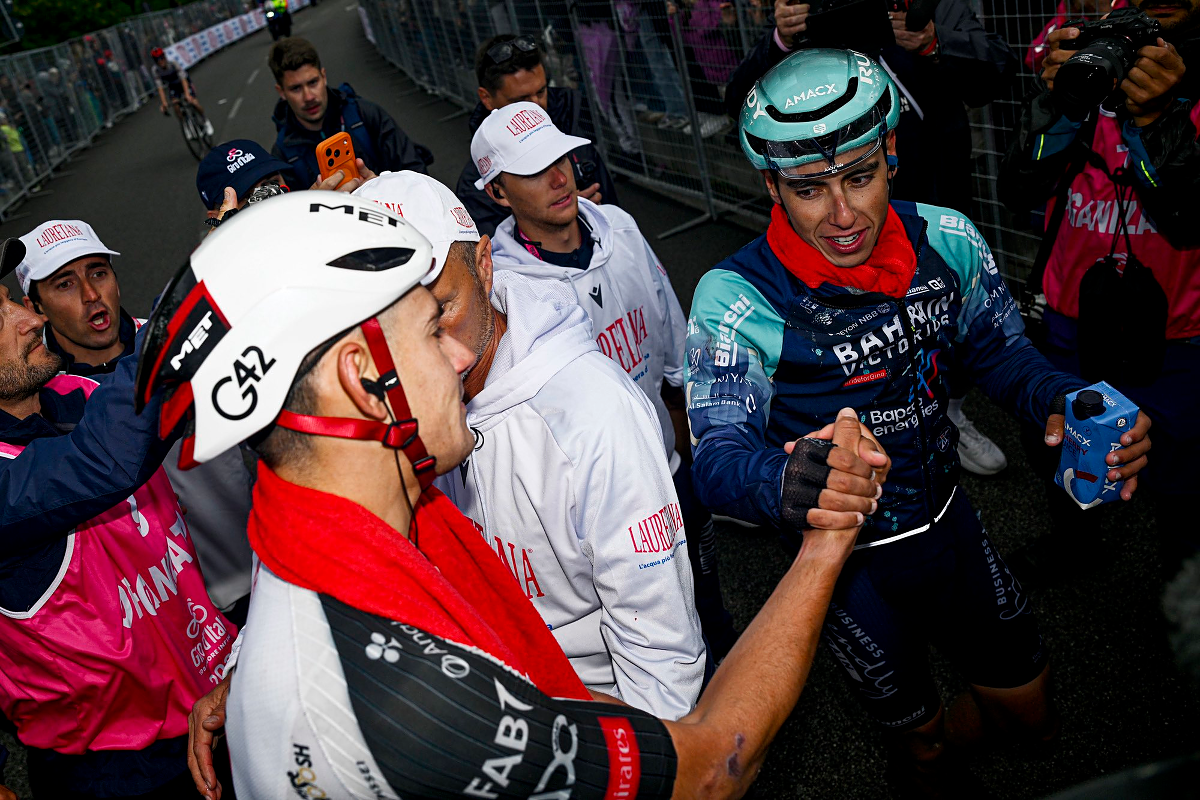 Afonso Eulálio e Igor Arrieta ©Bahrain-Victorious (Foto Sprint Cycling)