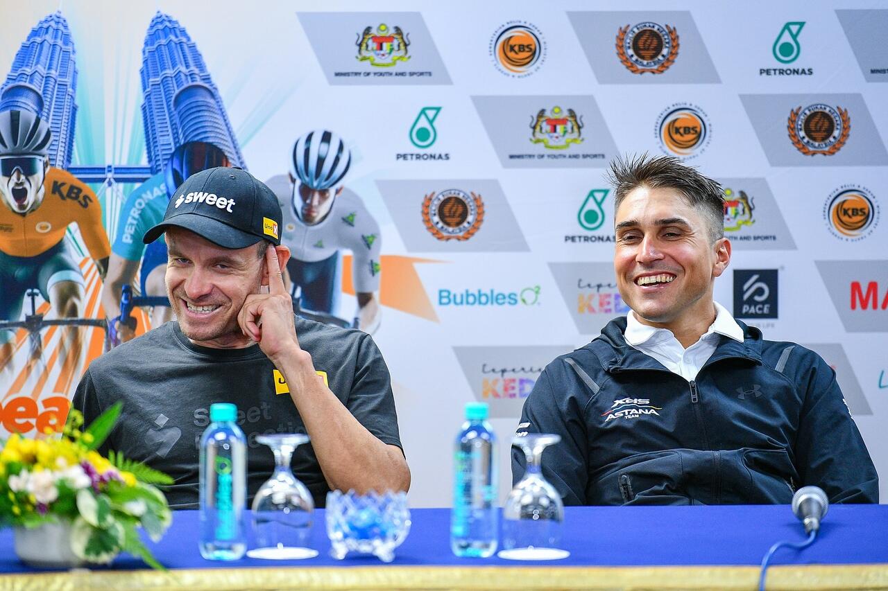 Matteo Malucelli e Alexander Kristoff ©PETRONAS Le Tour de Langkawi