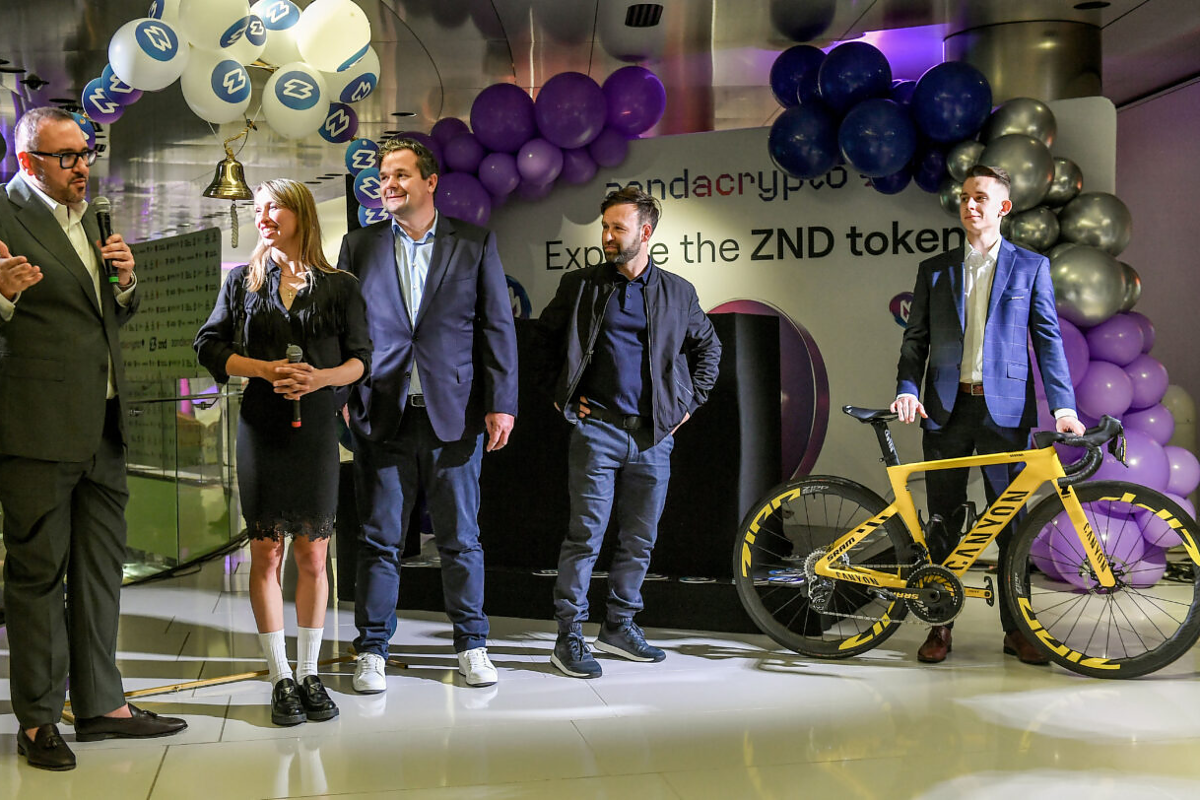 Niewiadoma era presente all'annuncio dell'accordo con zondacrypto ©Canyon//SRAM