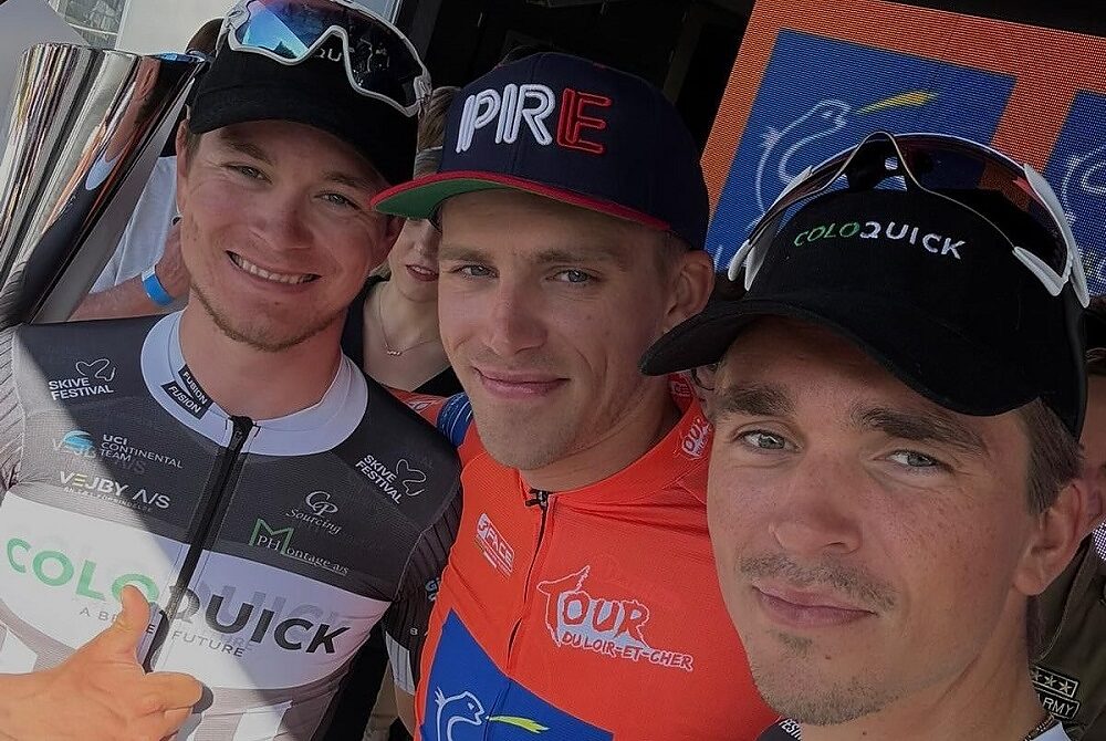 Il podio finale del Tour du Loir et Cher