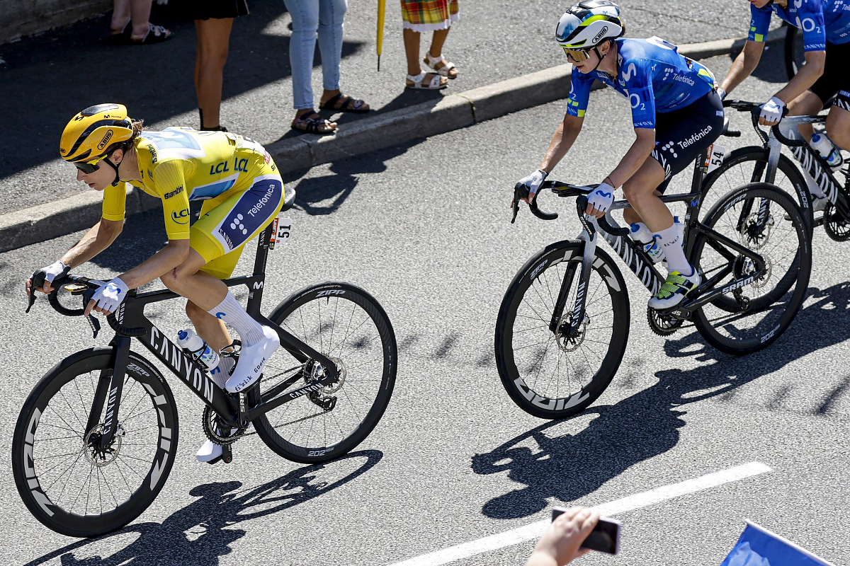 Marlen Reusser in maglia gialla ©Movistar Team