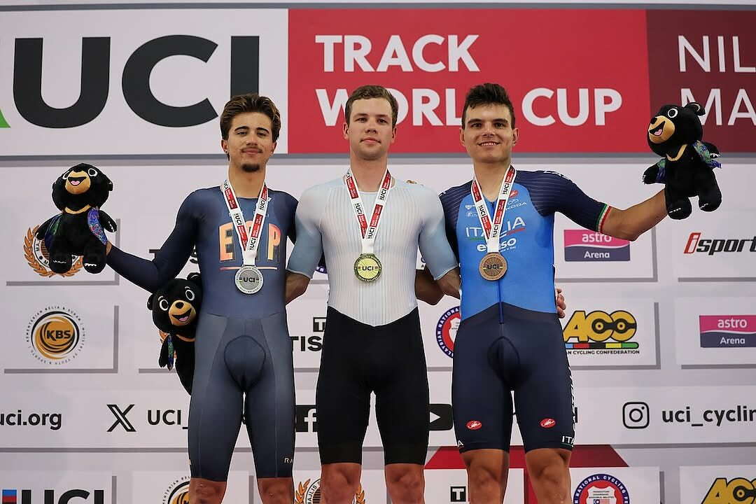 Terzo posto per Matteo Fiorin nell’eliminazione maschile nella tappa di Coppa del Mondo 2026 di Nilai ©UCI