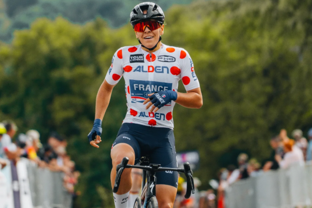La vittoria di Célia Gery nella terza tappa ©Tour de l'Avenir Femmes (Foto Lewis Catel)