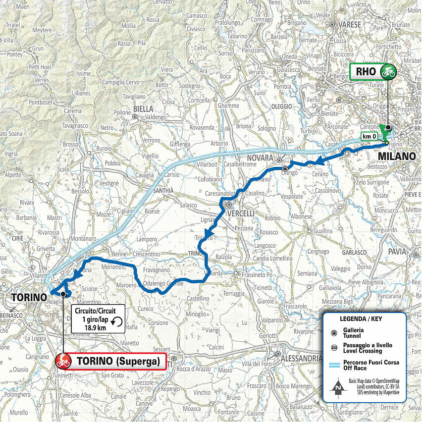 La planimetria della Milano Torino 2026 ©Mi-To