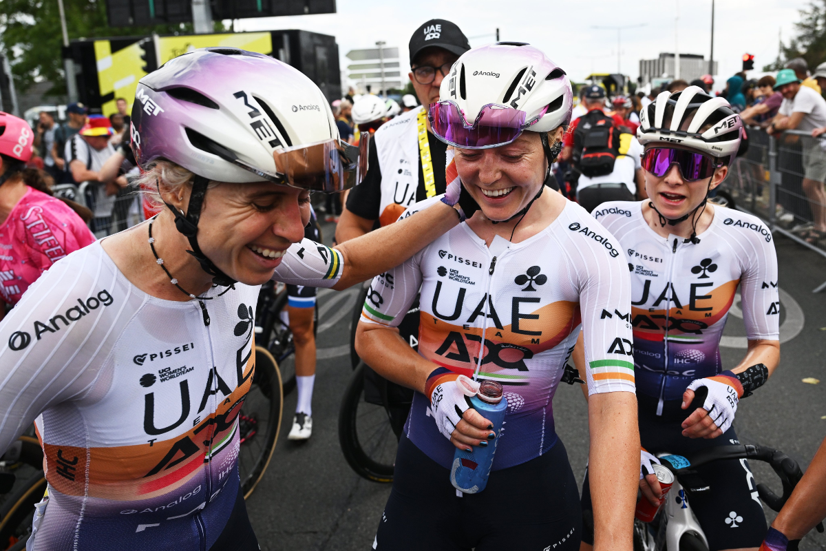 Terzo posto per Lara Gillespie ©UAE Team ADQ